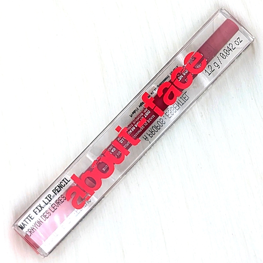 🔴 ABOUT FACE Matte Fix Lip Pencil - Talking Backwards